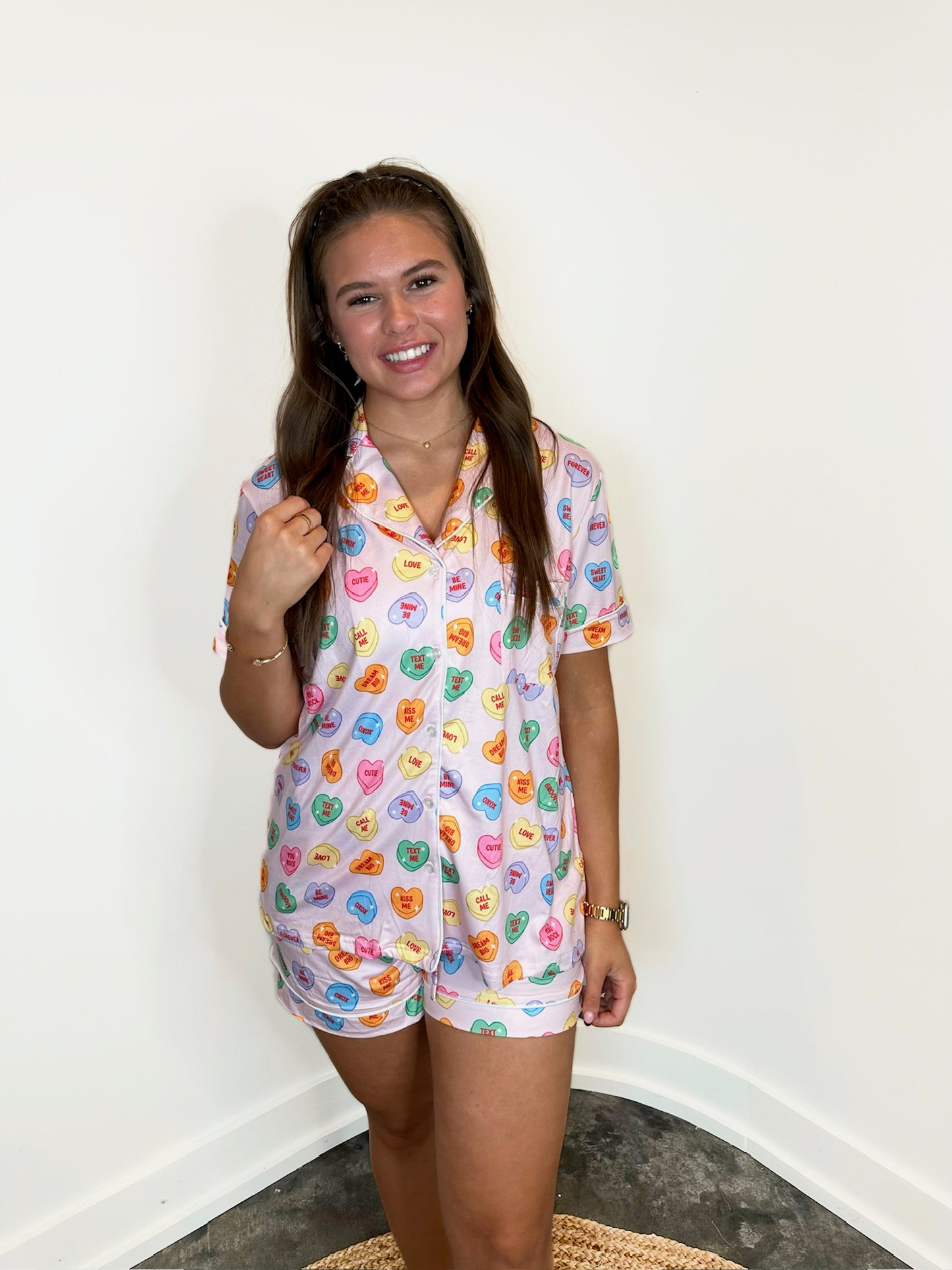 Multicolored Candy Hearts Lounge Set