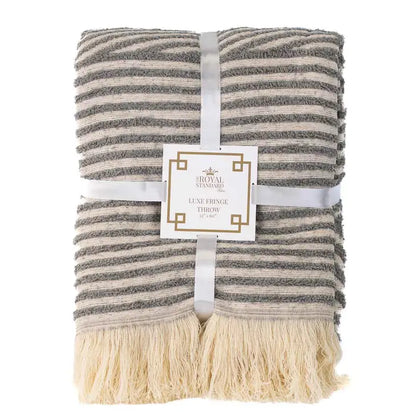 Yorkshire Luxe Fringe Throw