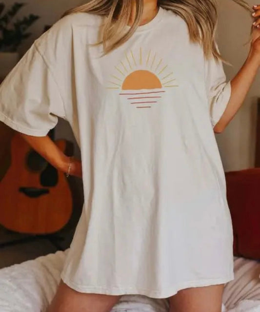 Simple Boho Sun Tee