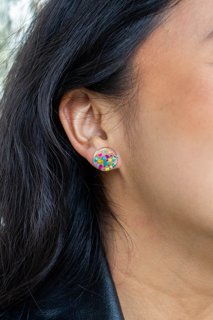 Sophie Confetti Studs