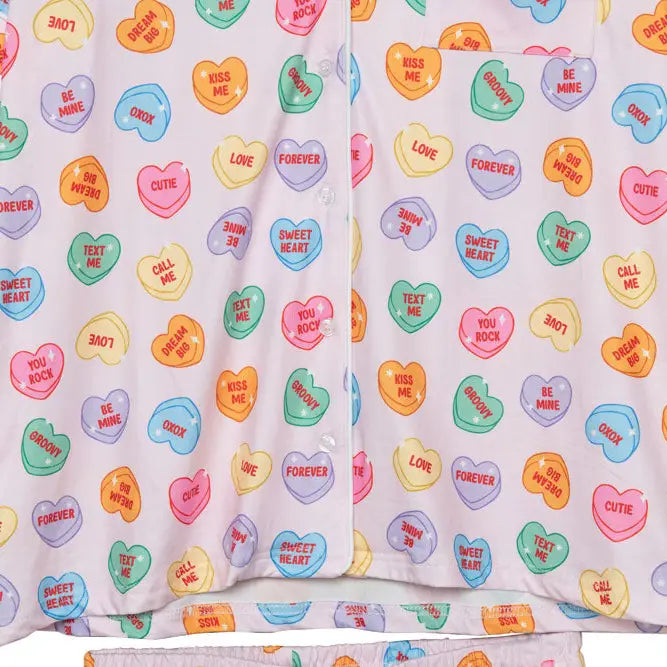 Multicolored Candy Hearts Lounge Set