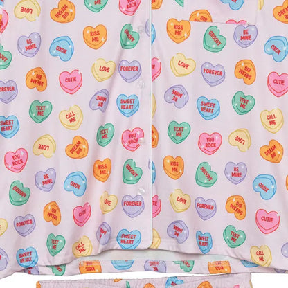 Multicolored Candy Hearts Lounge Set