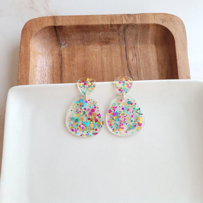 Penelope Confetti Drop Earrings