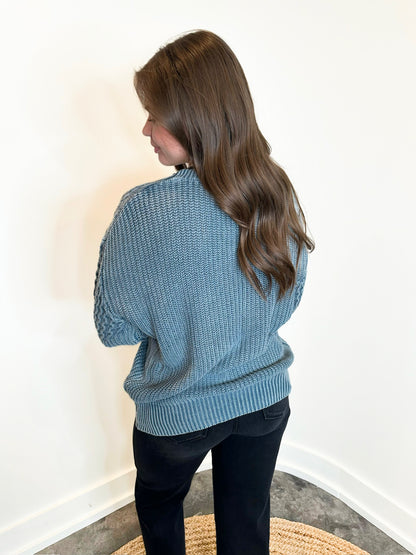 River Washed Casual Sweater