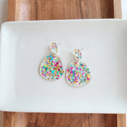 Penelope Confetti Drop Earrings