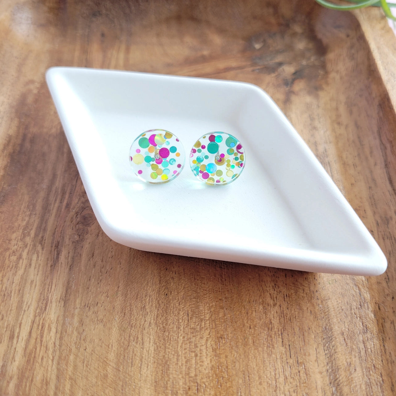 Sophie Confetti Studs