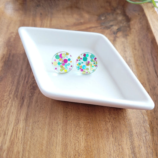 Sophie Confetti Studs