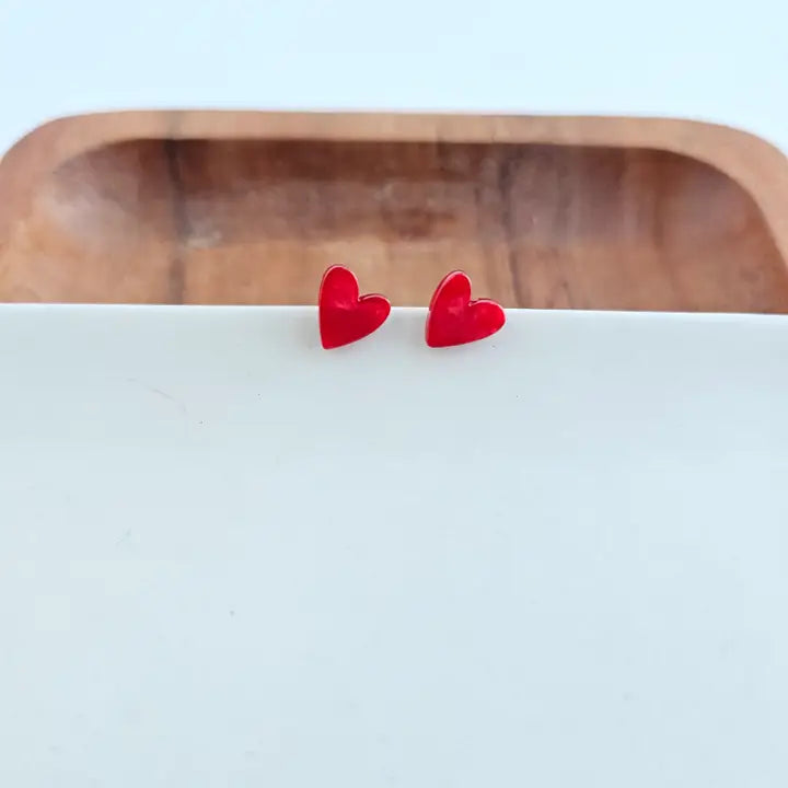 Heart Studs