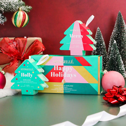 Happy Holidays Spongellé Gift Set