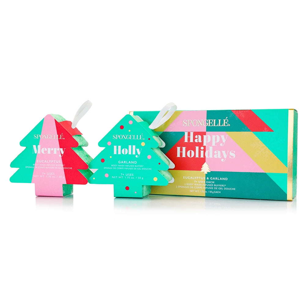 Happy Holidays Spongellé Gift Set