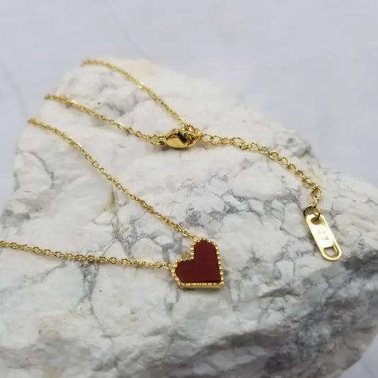 18K Gold Plated  Heart Necklace